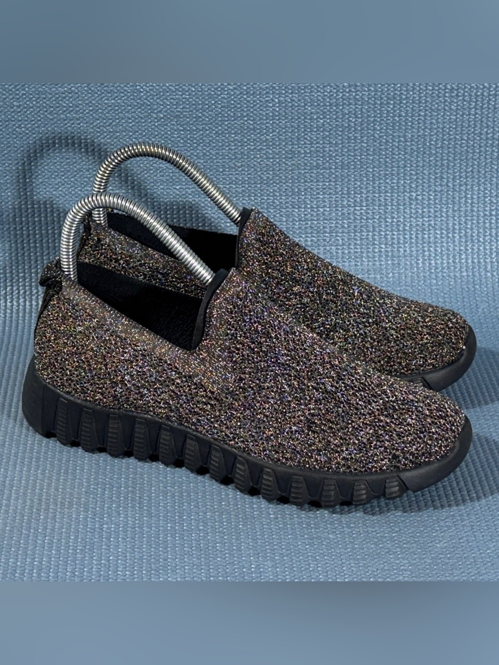 Bernie Mev Orly Slip-On Metallic Bronze Sneakers Women’s Size 7.5 US 38 EU